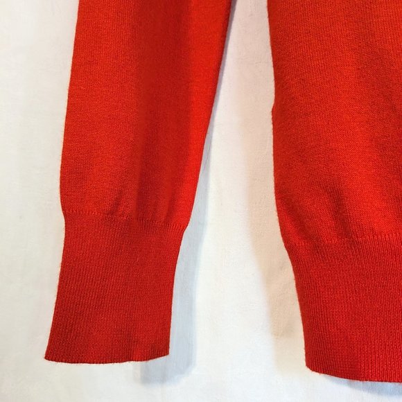 twik by SIMONS - Women's fitted orange turtleneck sweater, size MEDIUM - Picture 4 of 7